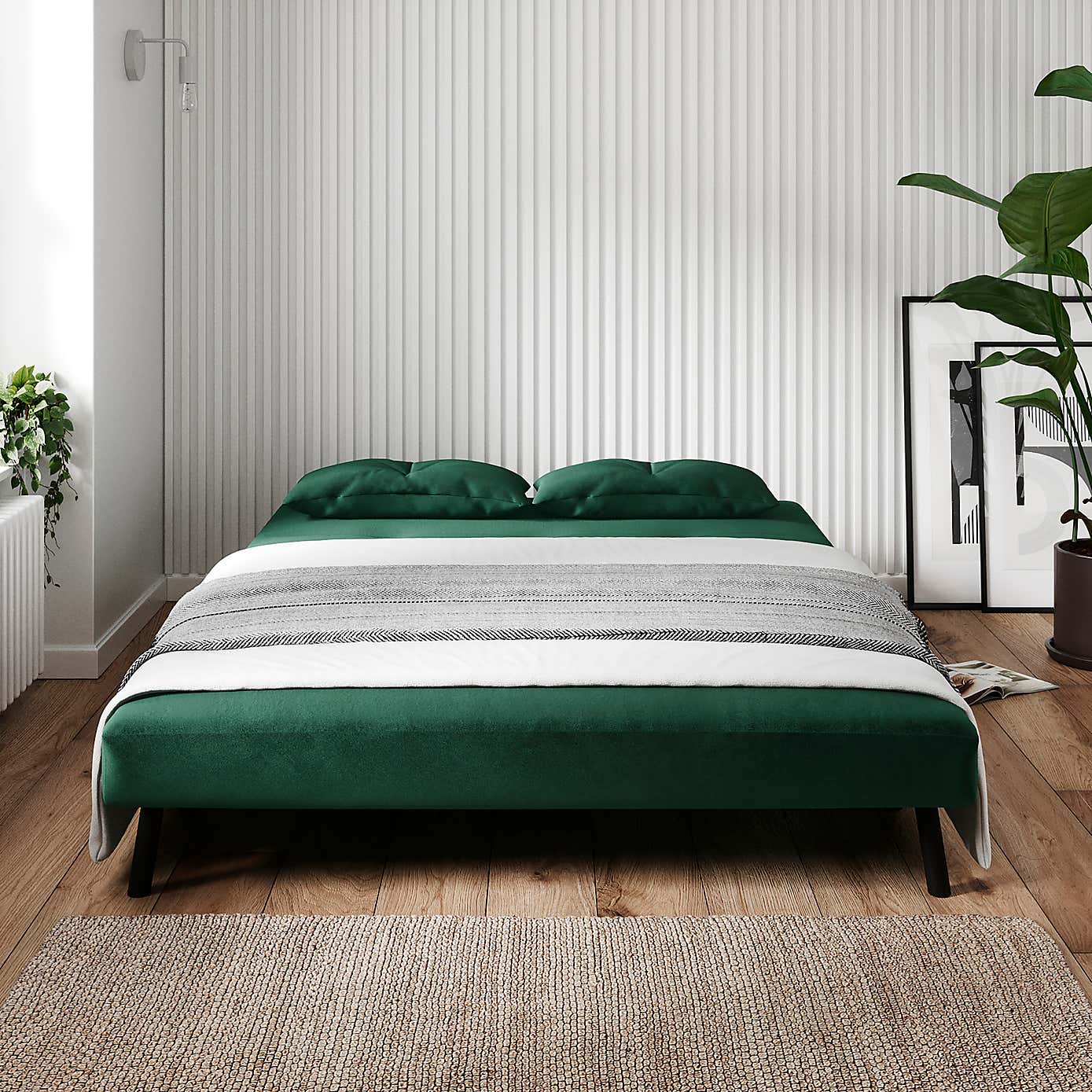 Phoebe Velvet Double Sofa Bed