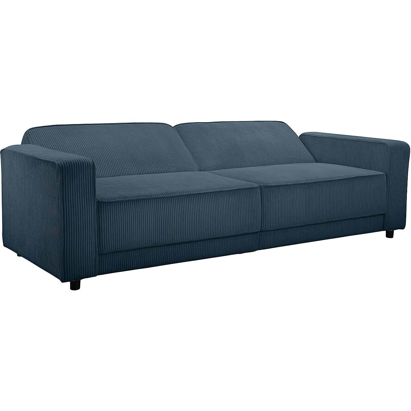 Allie Corduroy 3 Seater Sofa Bed