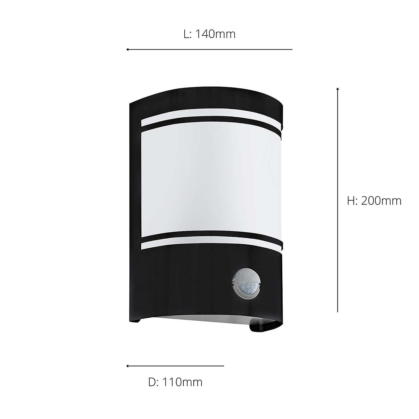 EGLO Cerno Outdoor Sensor Wall Light
