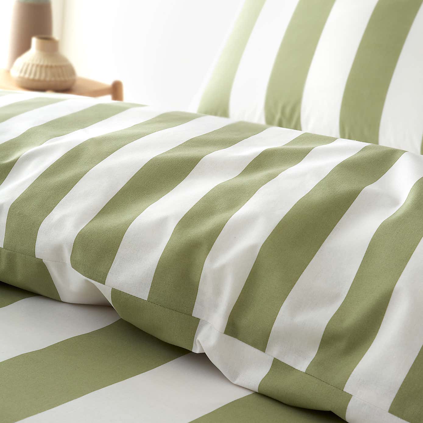 Catherine Lansfield Cove Stripe Duvet Cover and Pillowcase Set