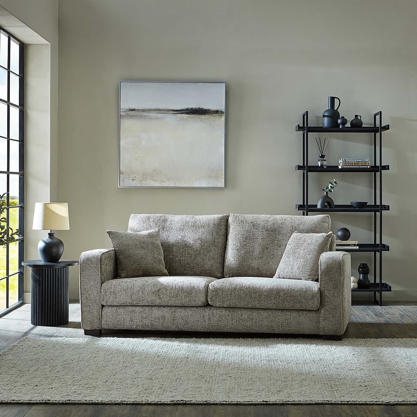 Carson Chunky Chenille 3 Seater Sofa