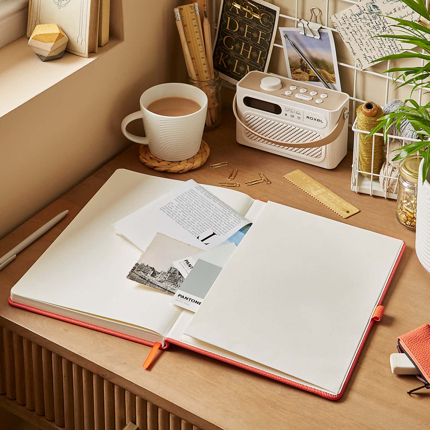 Waters and Noble Premium Faux Leather Notebook