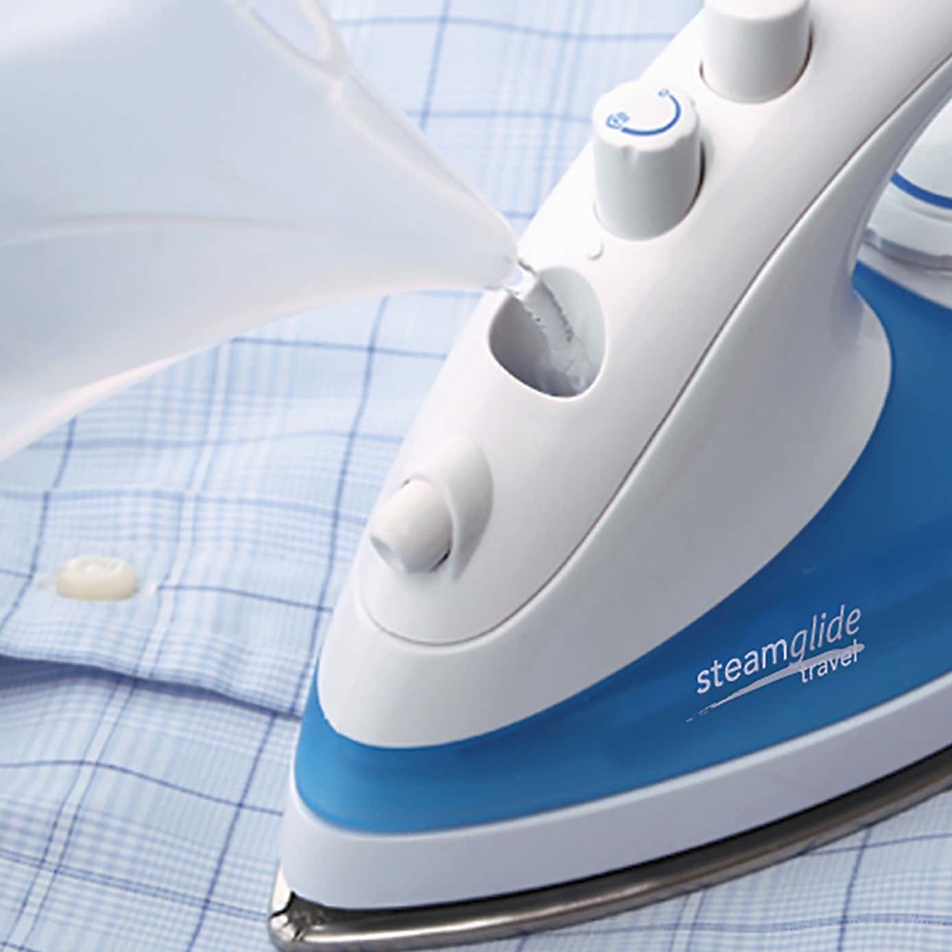 Russell Hobbs 22470 White Steamglide Travel Iron