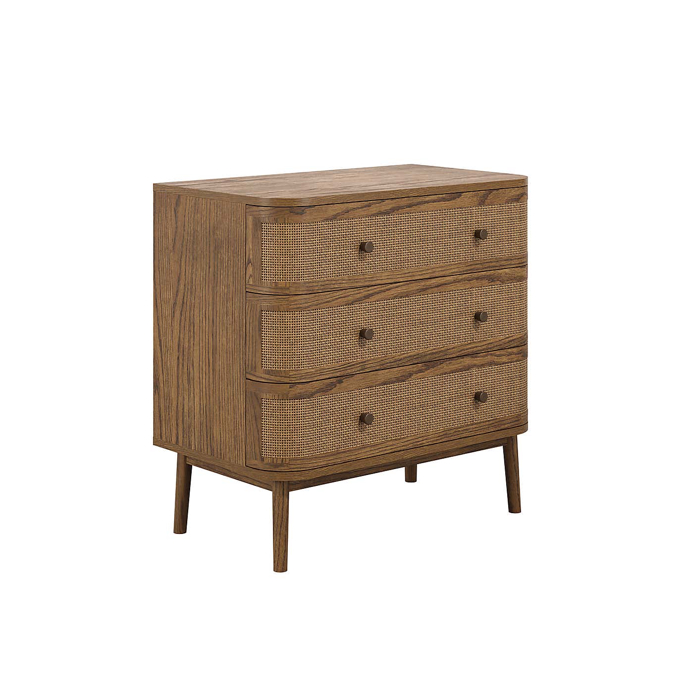 Callie 3 Drawer Chest, Smoked