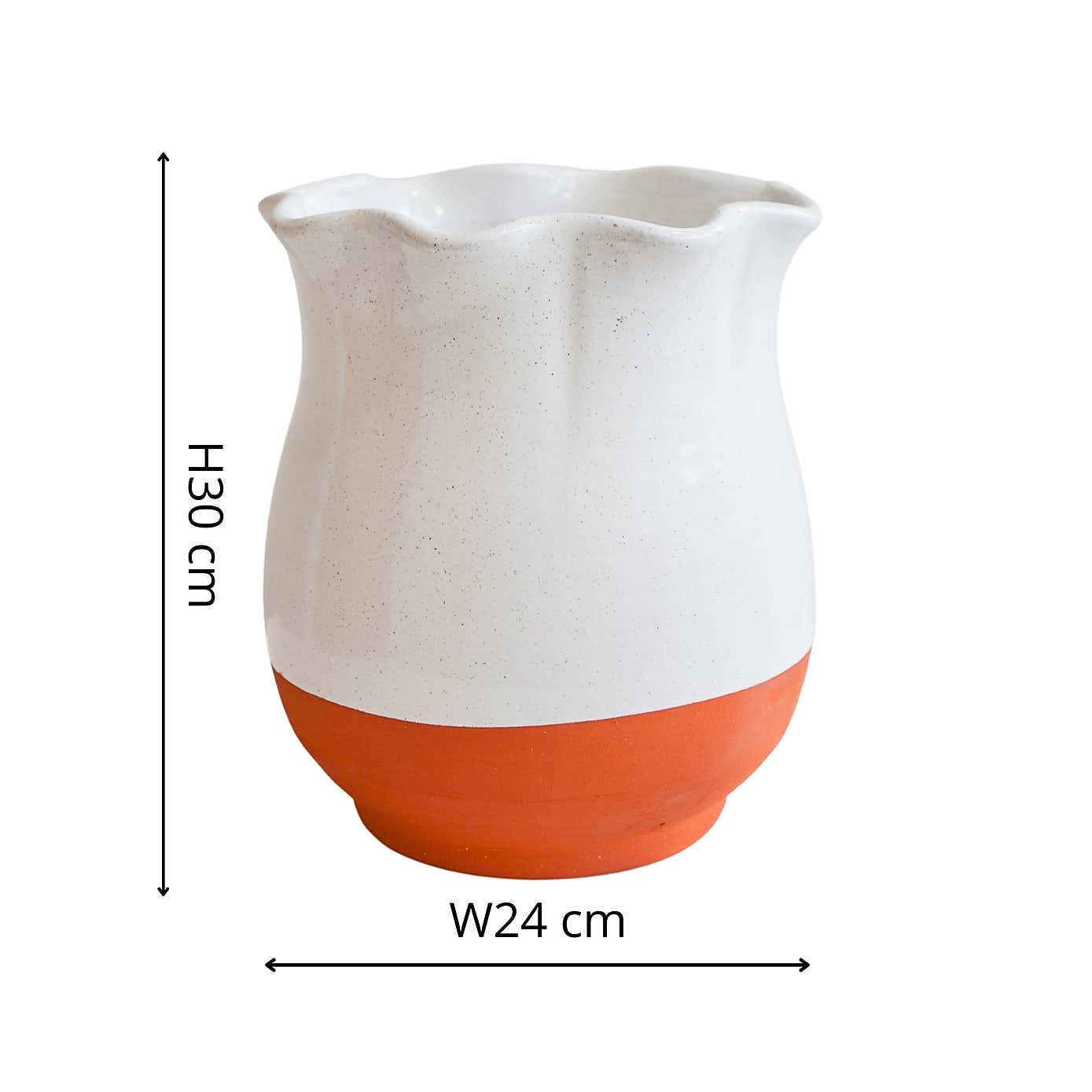 Moreton Scalloped Vase