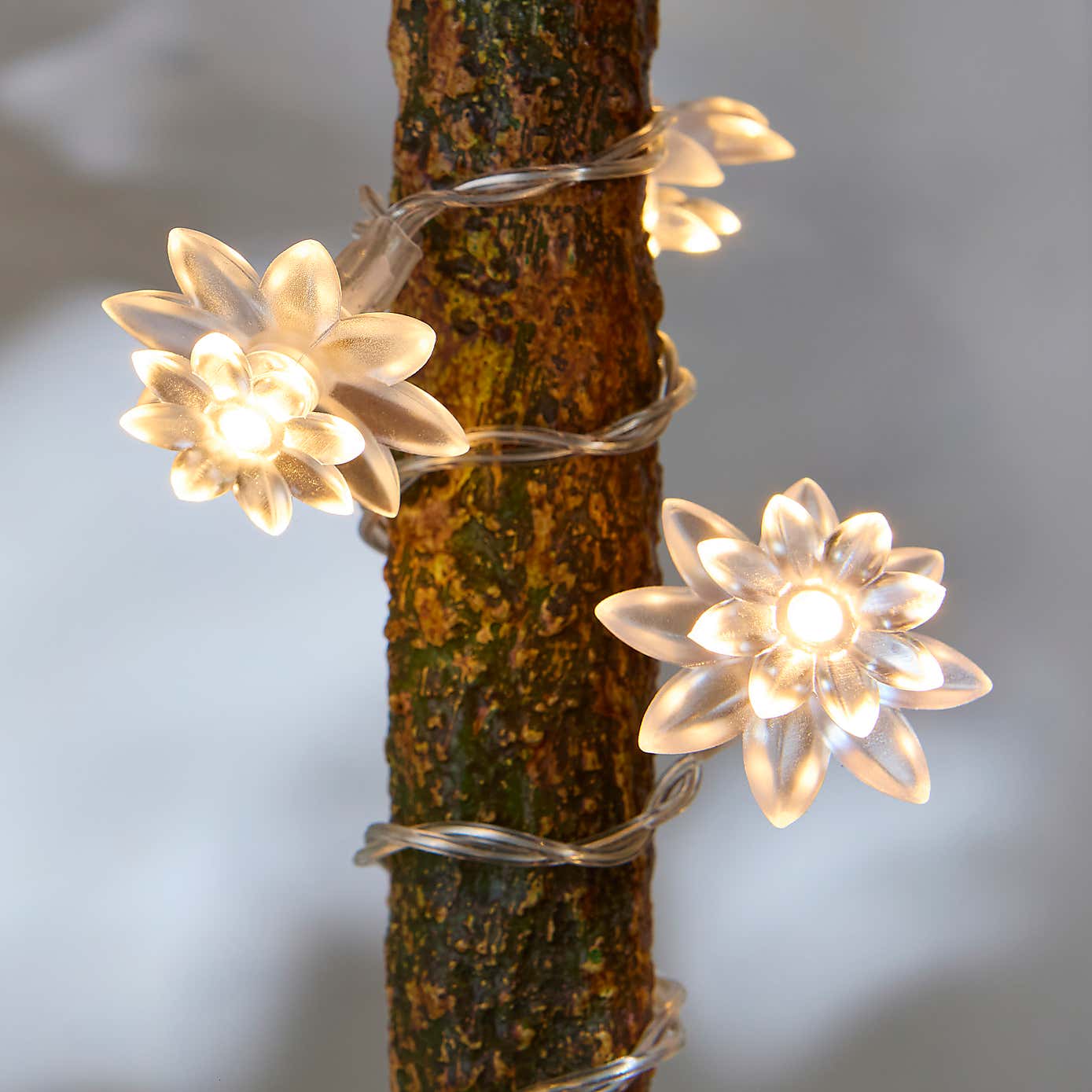 Flower 10 LED Indoor Outdoor String Lights