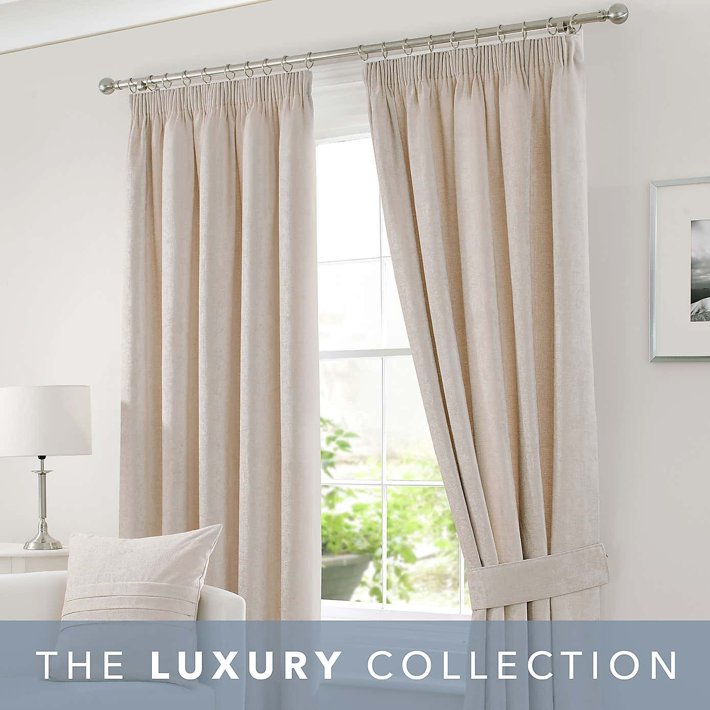 Chenille Pencil Pleat Curtains