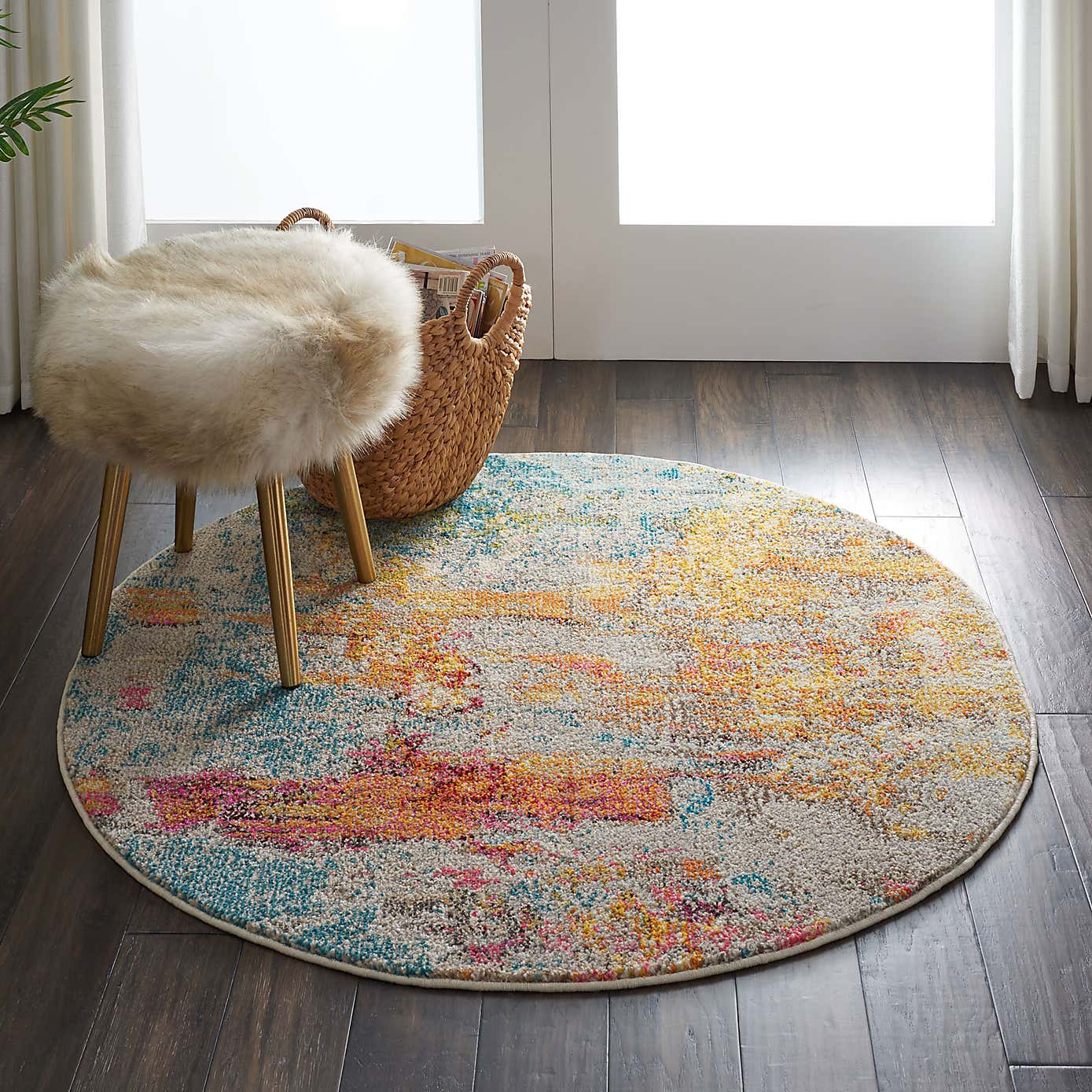 Celestial Sealife Round Rug