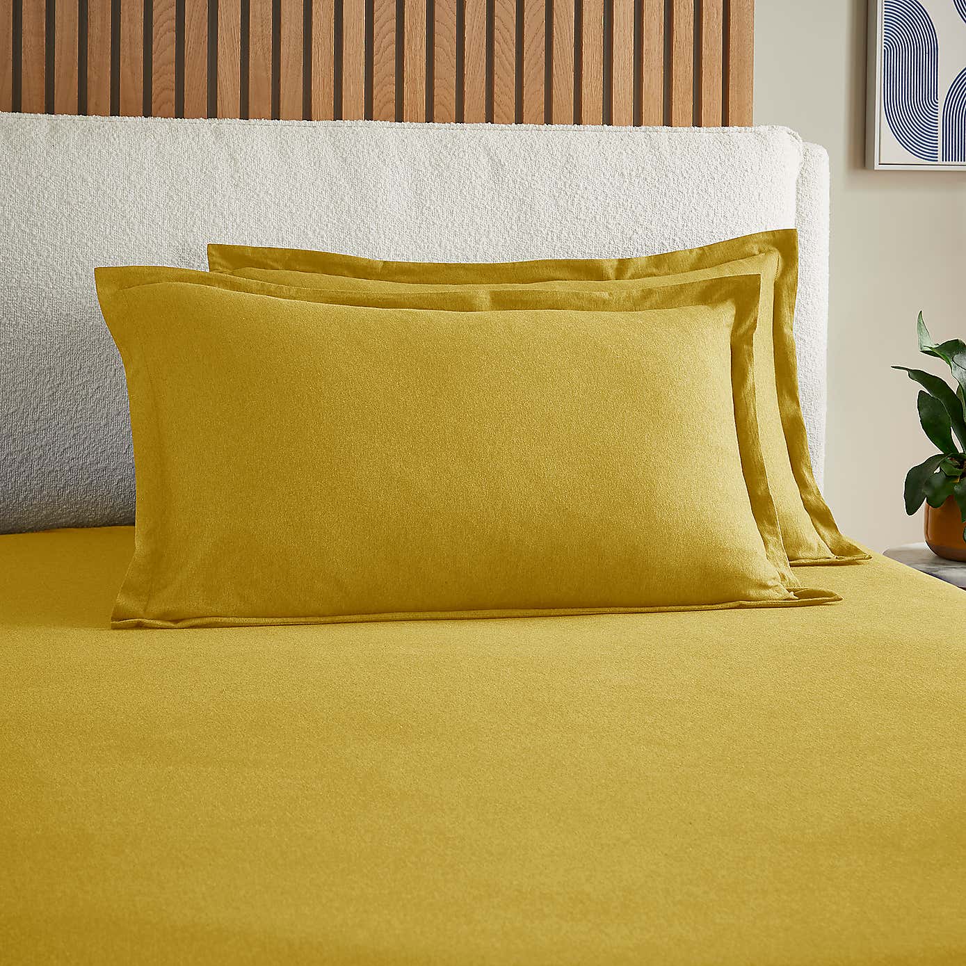 Elements Cotton Jersey Plain Oxford Pillowcase​