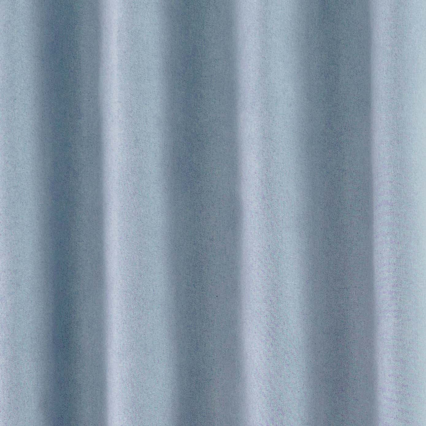 Luna Brushed Blackout Pencil Pleat Curtains