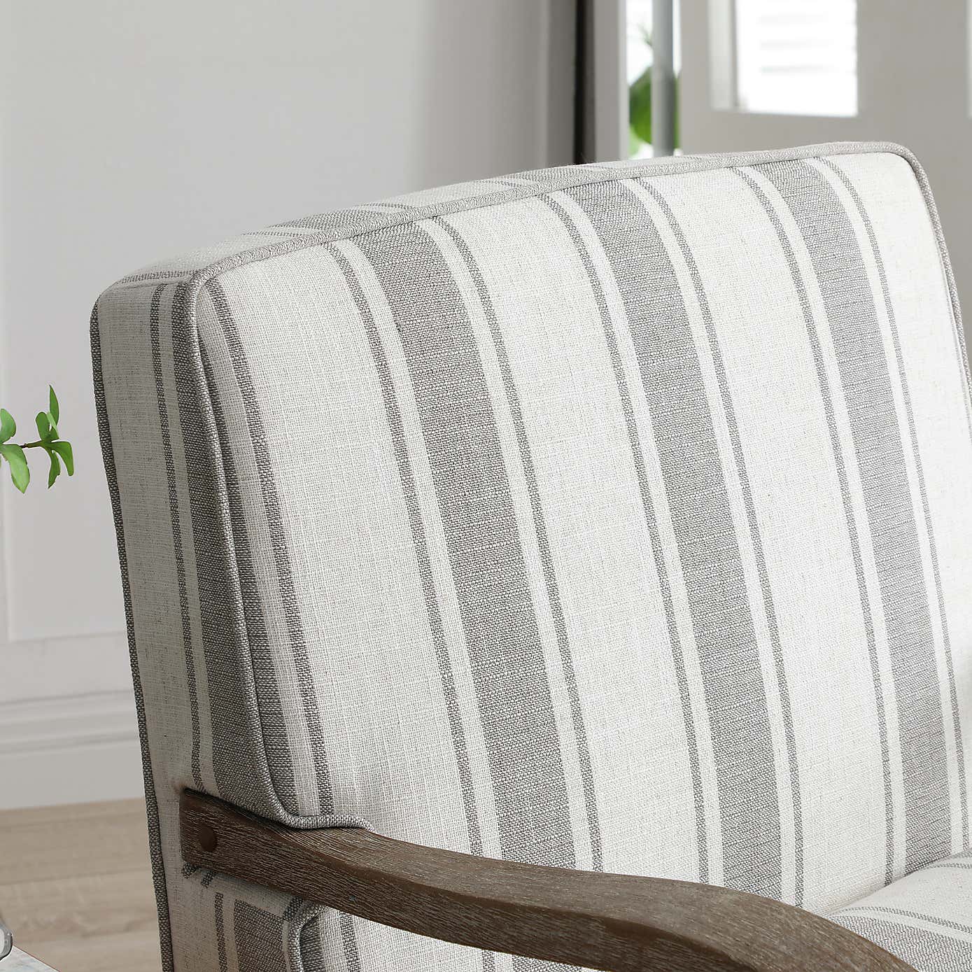 Esme Linen Stripe Chair