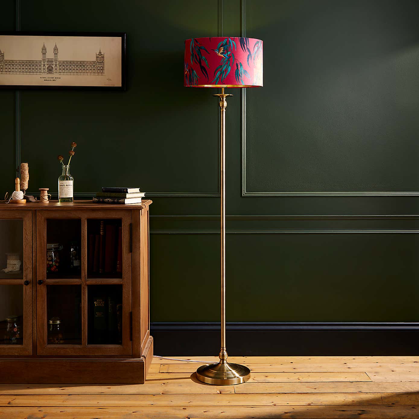 Kingfisher Drum Lamp Shade