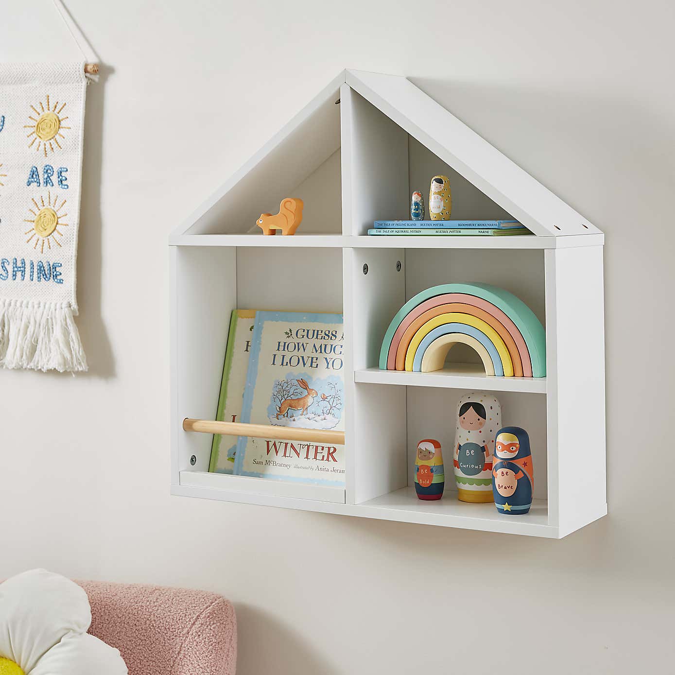 Daisy House Wall Shelf