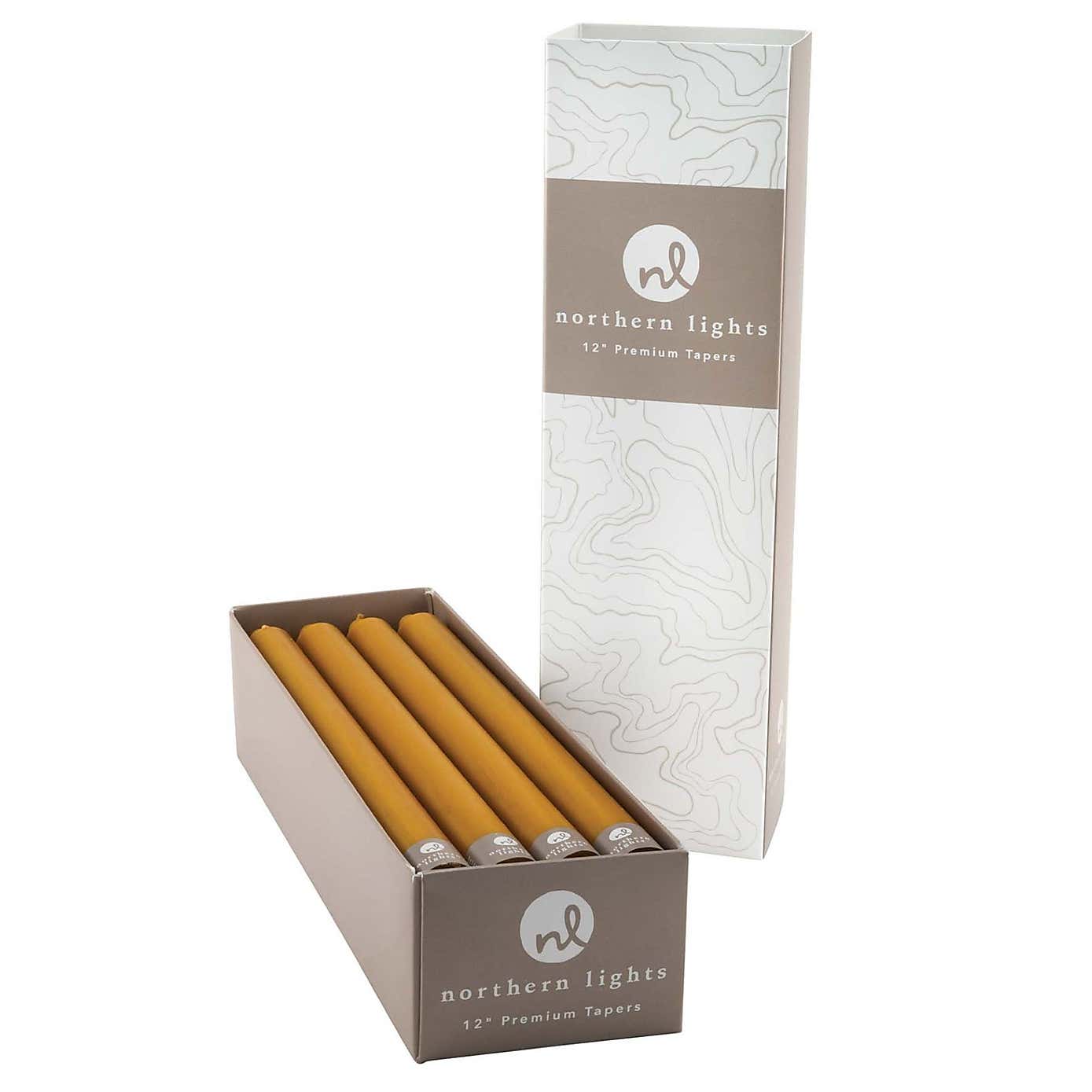 Northern Lights Pack of 12 Taper Candles