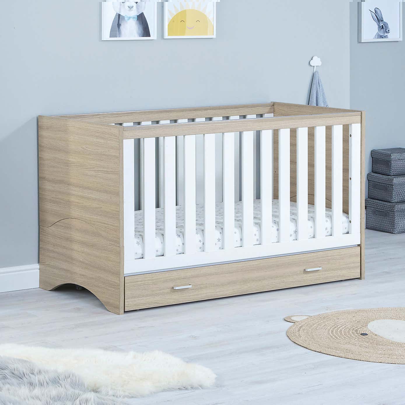 Babymore Veni 3 Piece Nursery Furniture Set