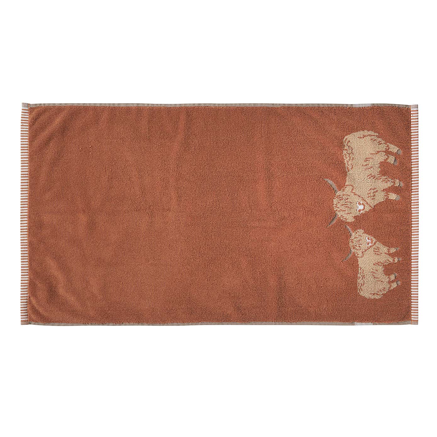 Highland Cow Cotton Towel