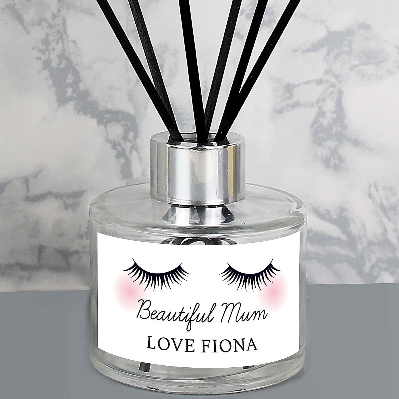 Personalised Eyelashes Reed Diffuser
