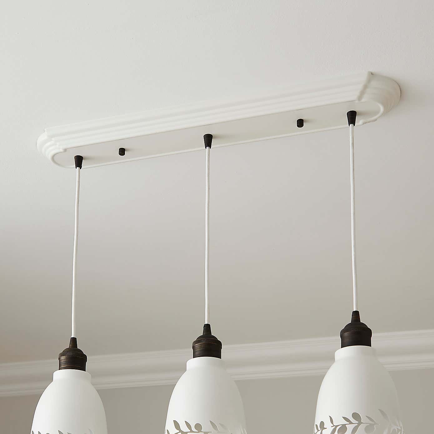 Churchgate Arthingworth Industrial 3 Light Diner Bar