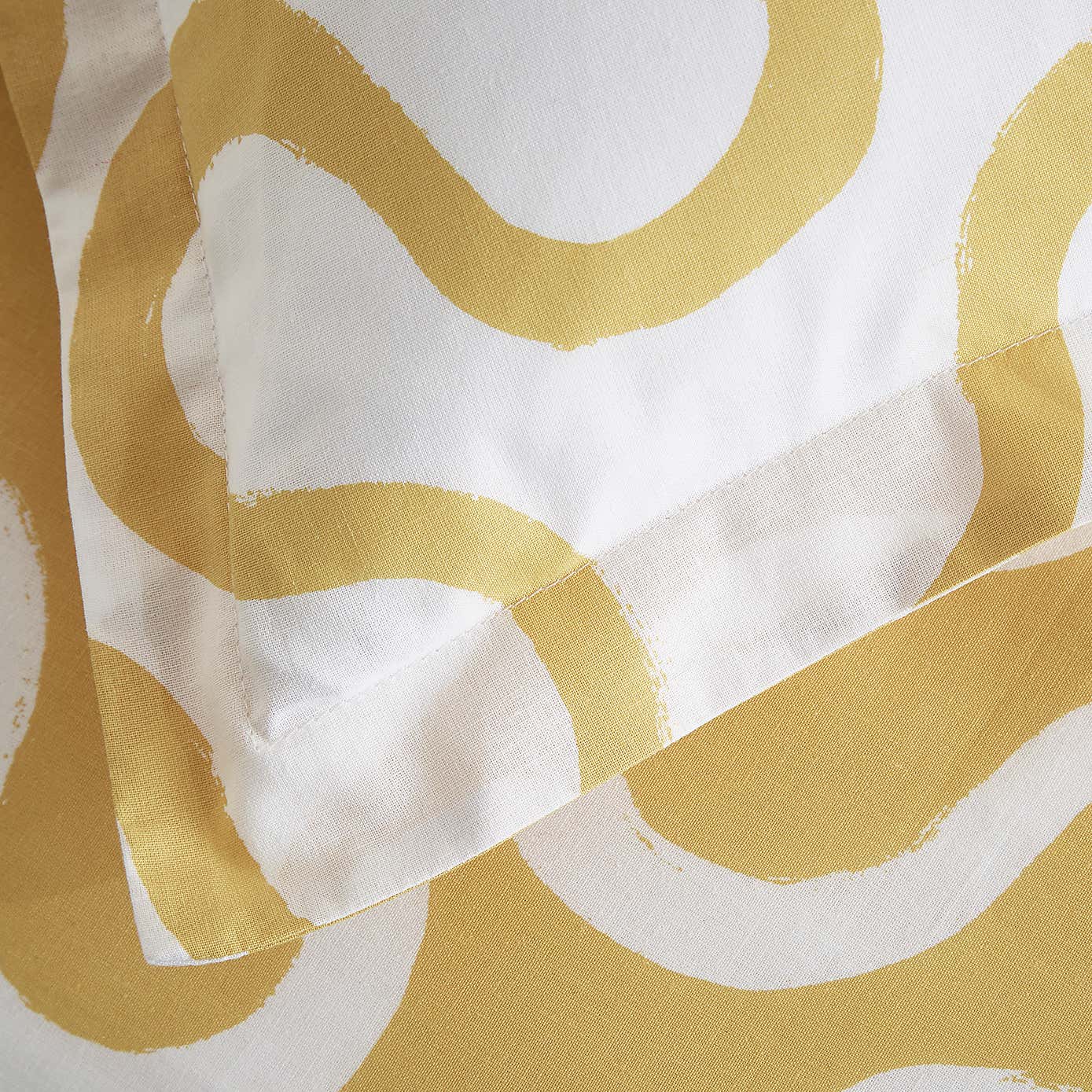 Elements Wiggle Ochre Oxford Pillowcase
