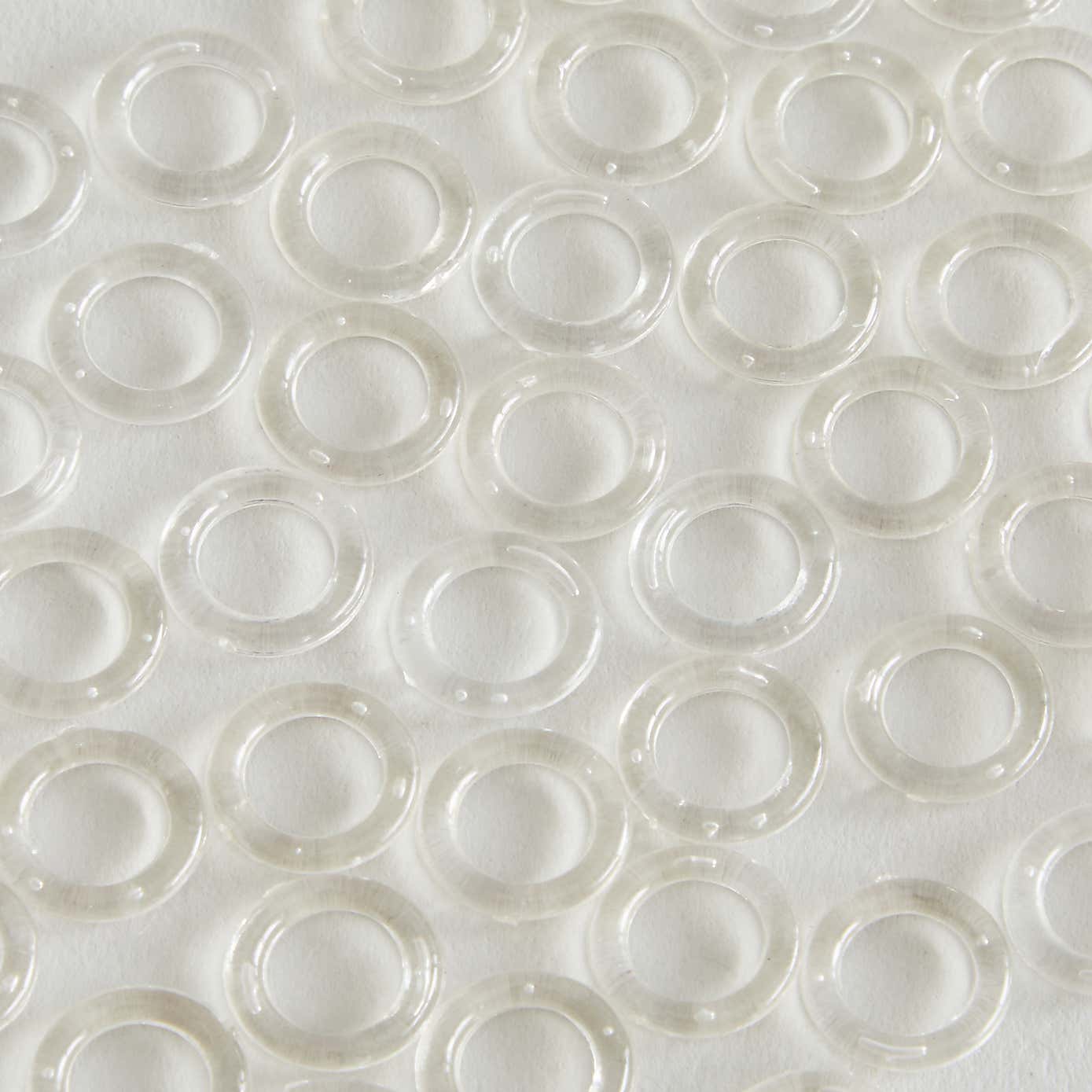 Plastic Blind 30mm Clear Rings Pack of 50