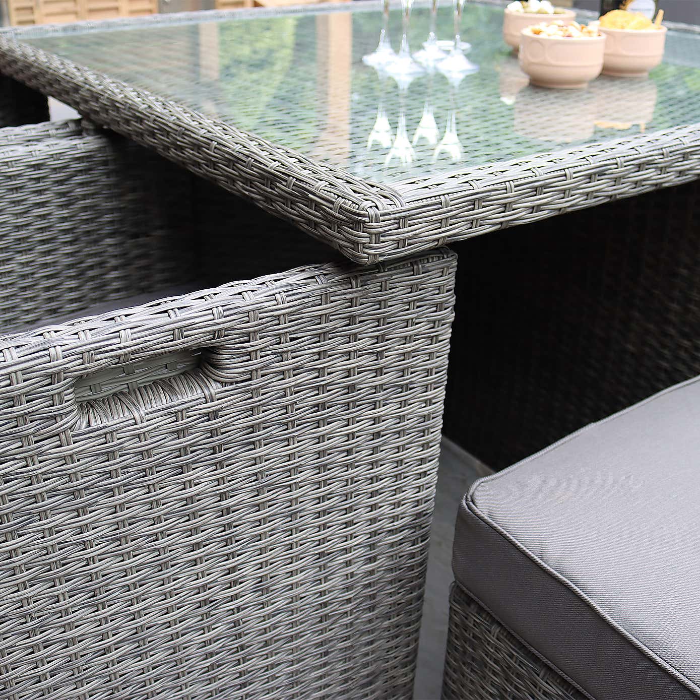 Paris 8 Seater Cube Dining Set