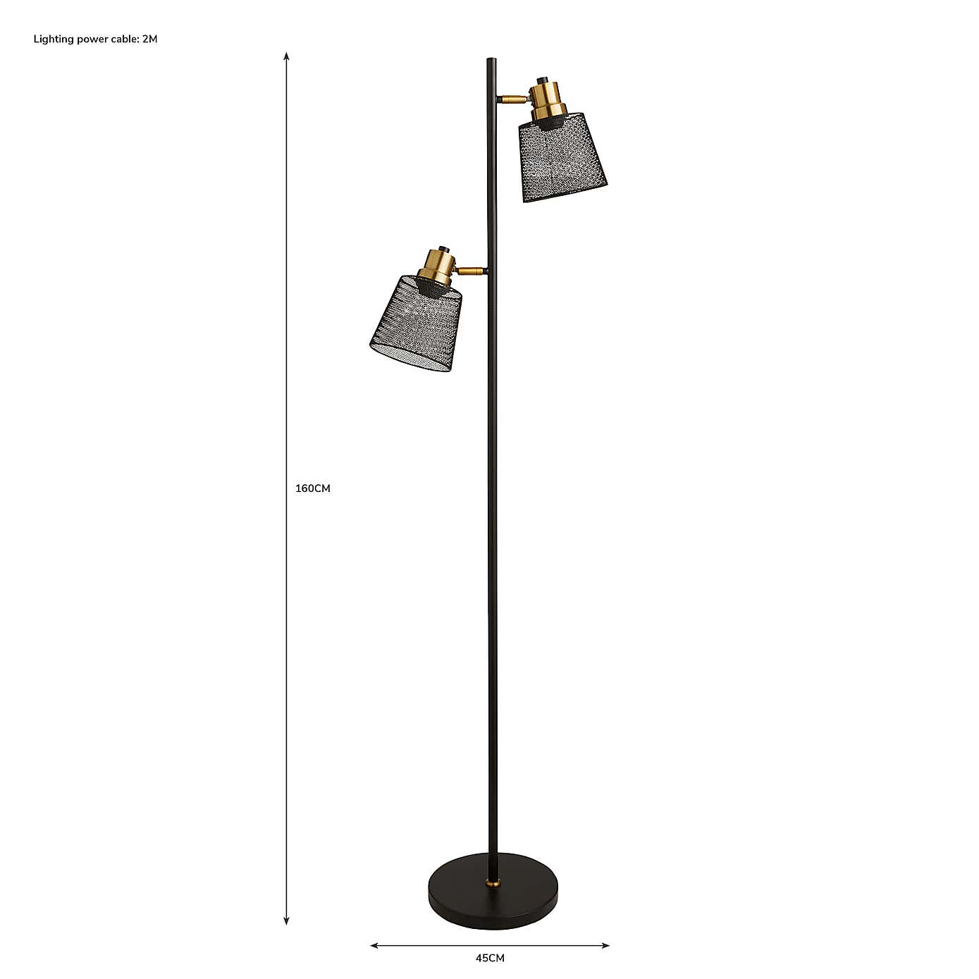 Idris Industrial Floor Lamp