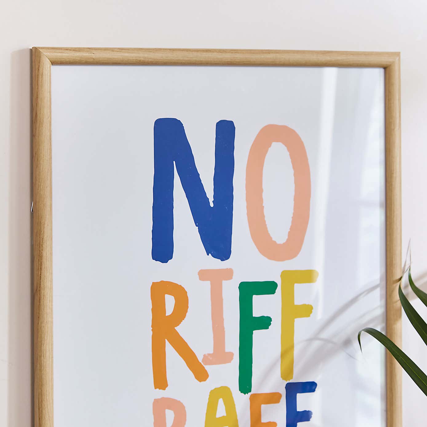 Elements No Riff Raff Framed Print