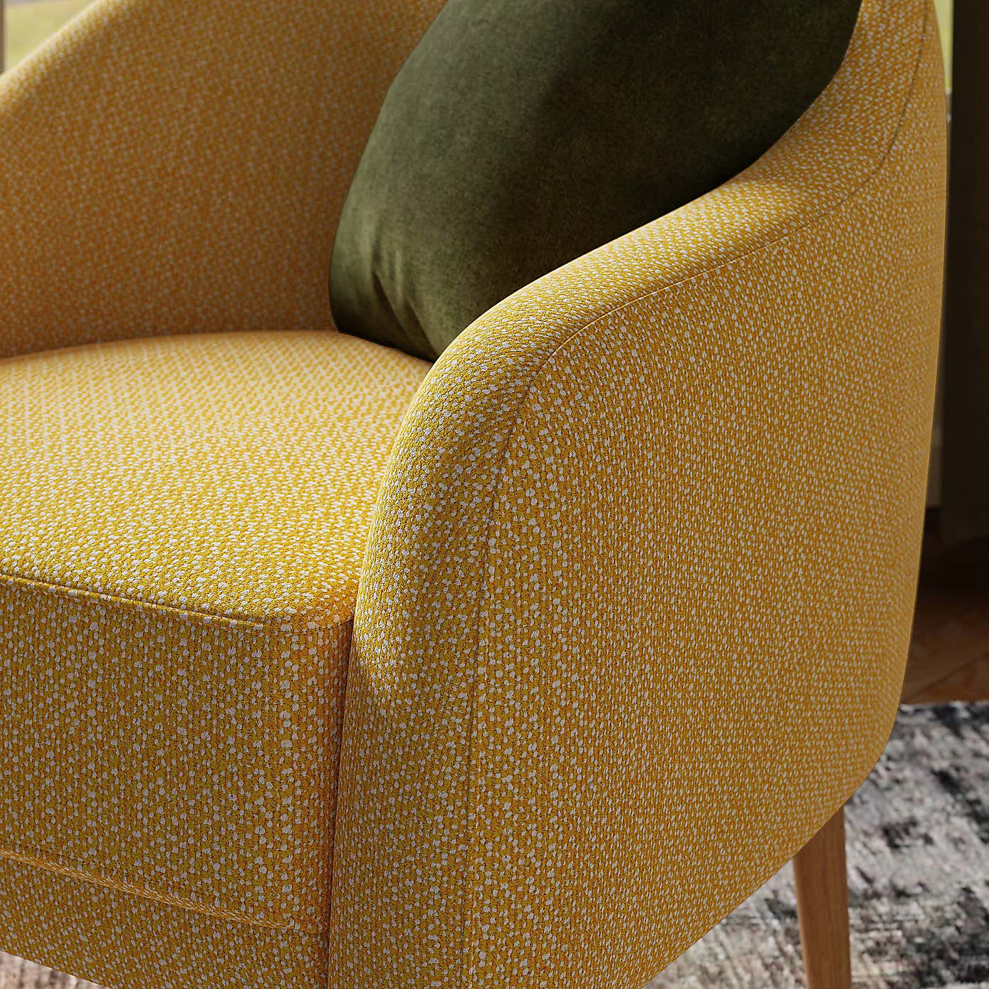 Kaspar Wooly Textured Tub Chair