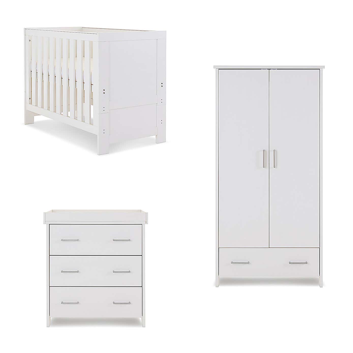 OBaby Nika 3 Piece Nursery Room Set