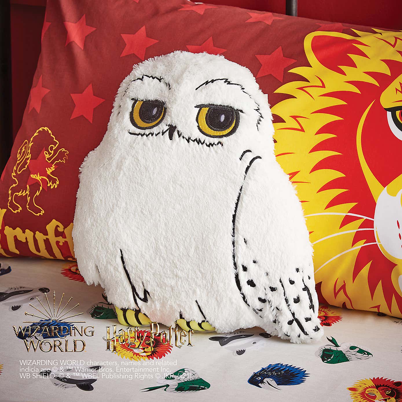 Hogwarts Hedwig Faux Fur Cushion