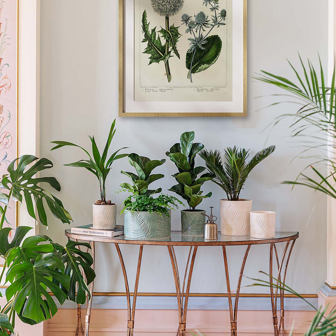 Kew Stoneware Sago Palm Bowl Planter