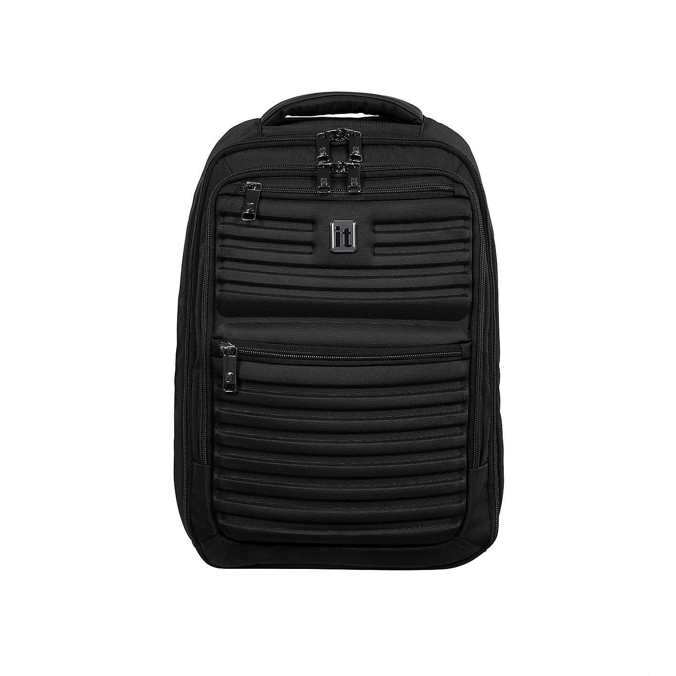 IT Luggage Precursor Padded Black Backpack