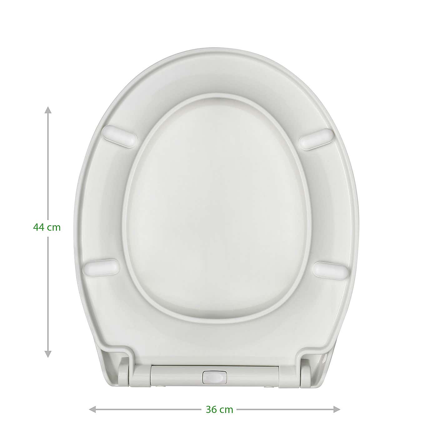 Thermoplast White Toilet Seat