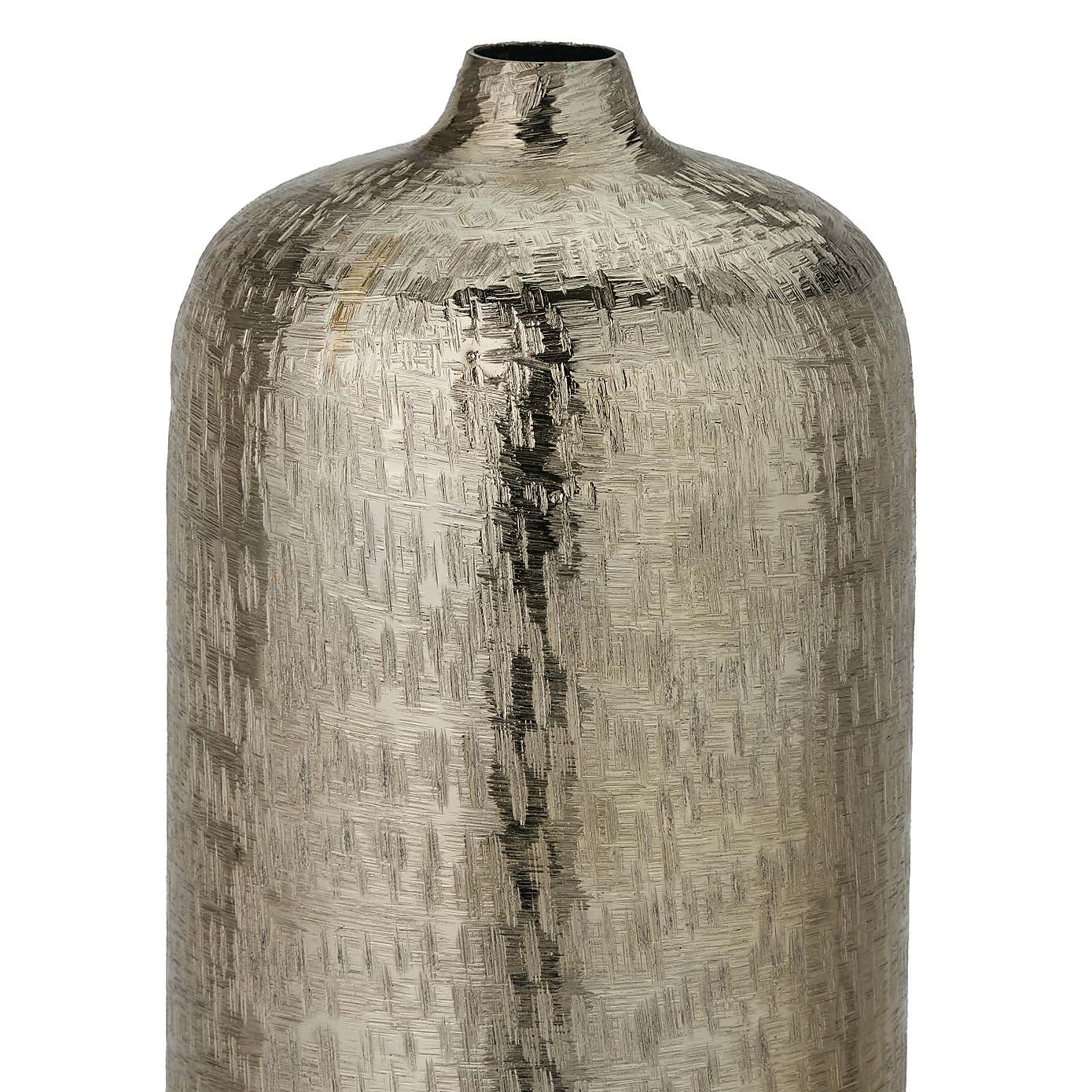 Metal Hammered Vase