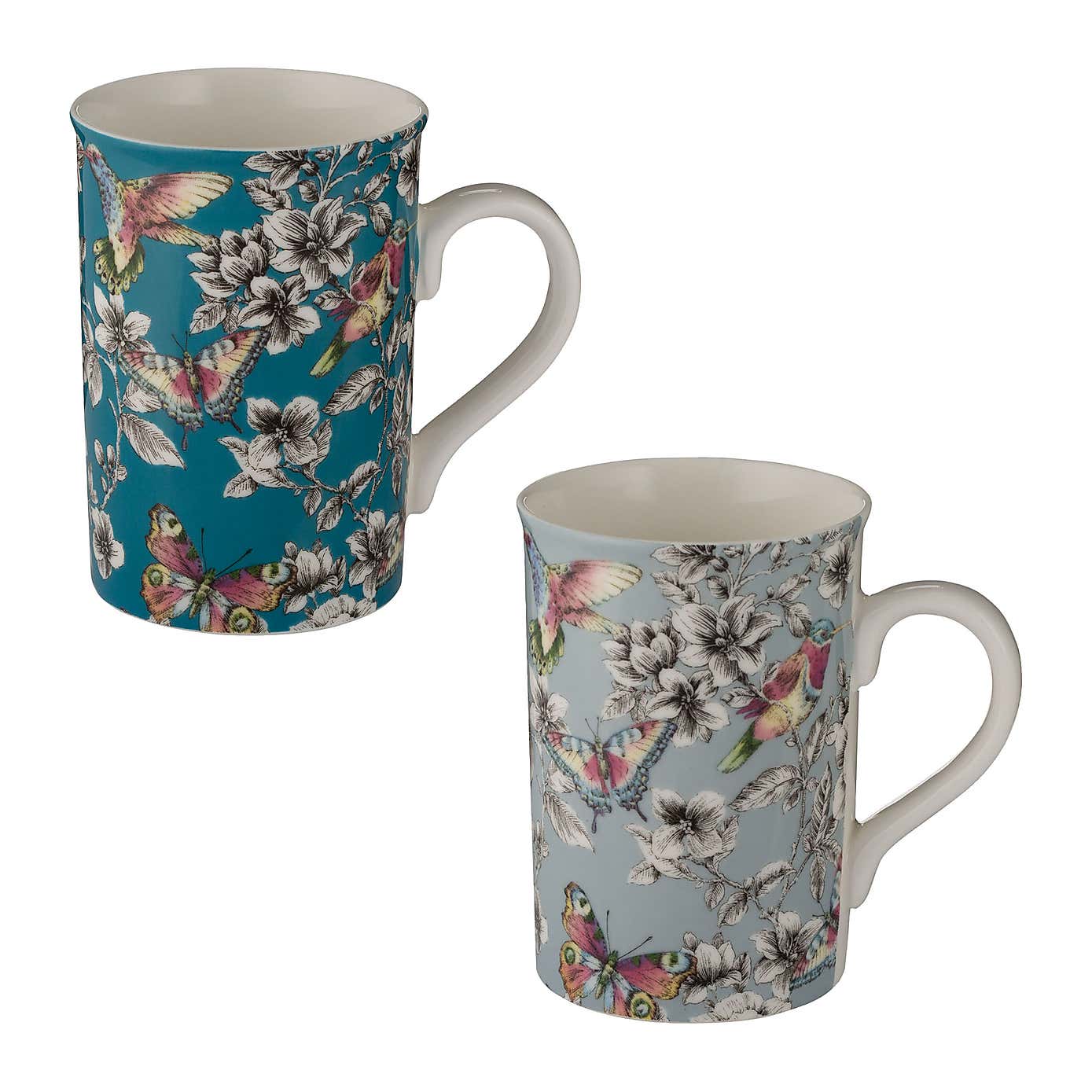 Price & Kensington Set of 2 Hummingbird Mugs