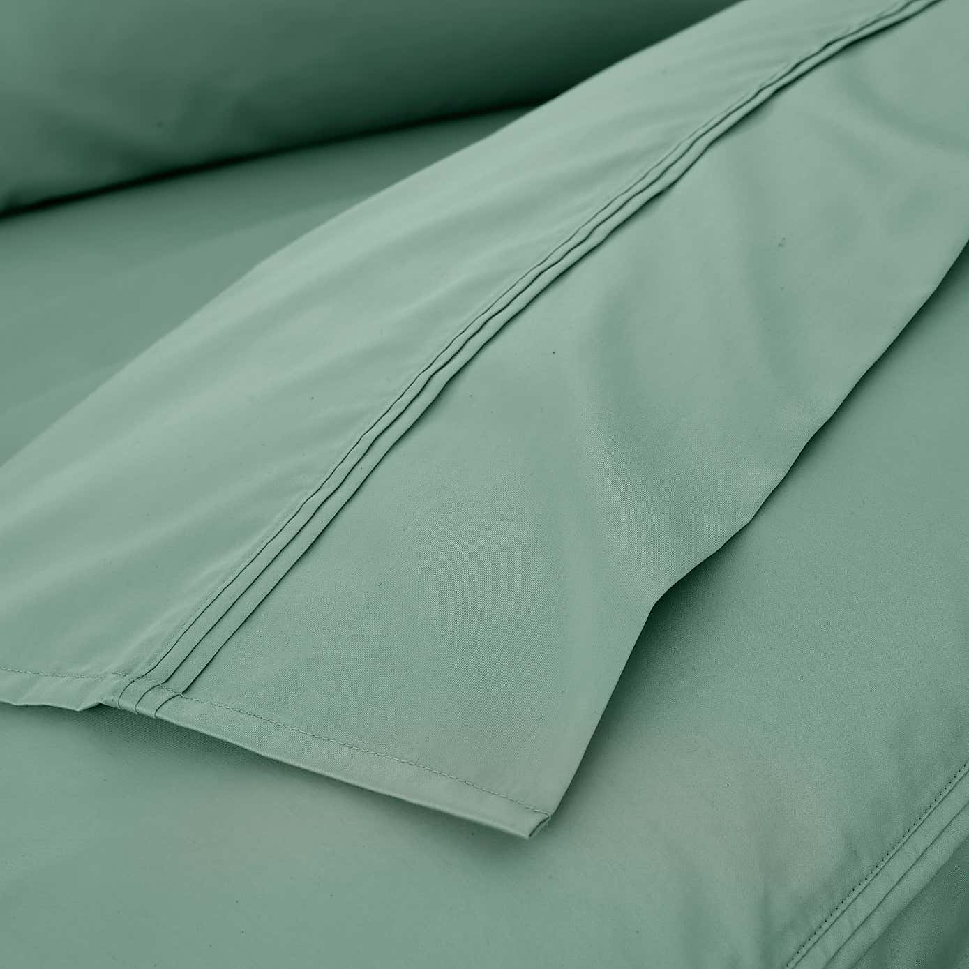 Dorma 500 Thread Count 100% Cotton Sateen Plain Flat Sheet