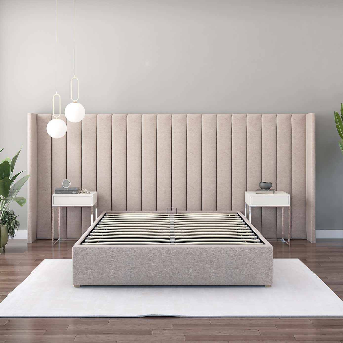 Grandeur Saxon Twill Headboard