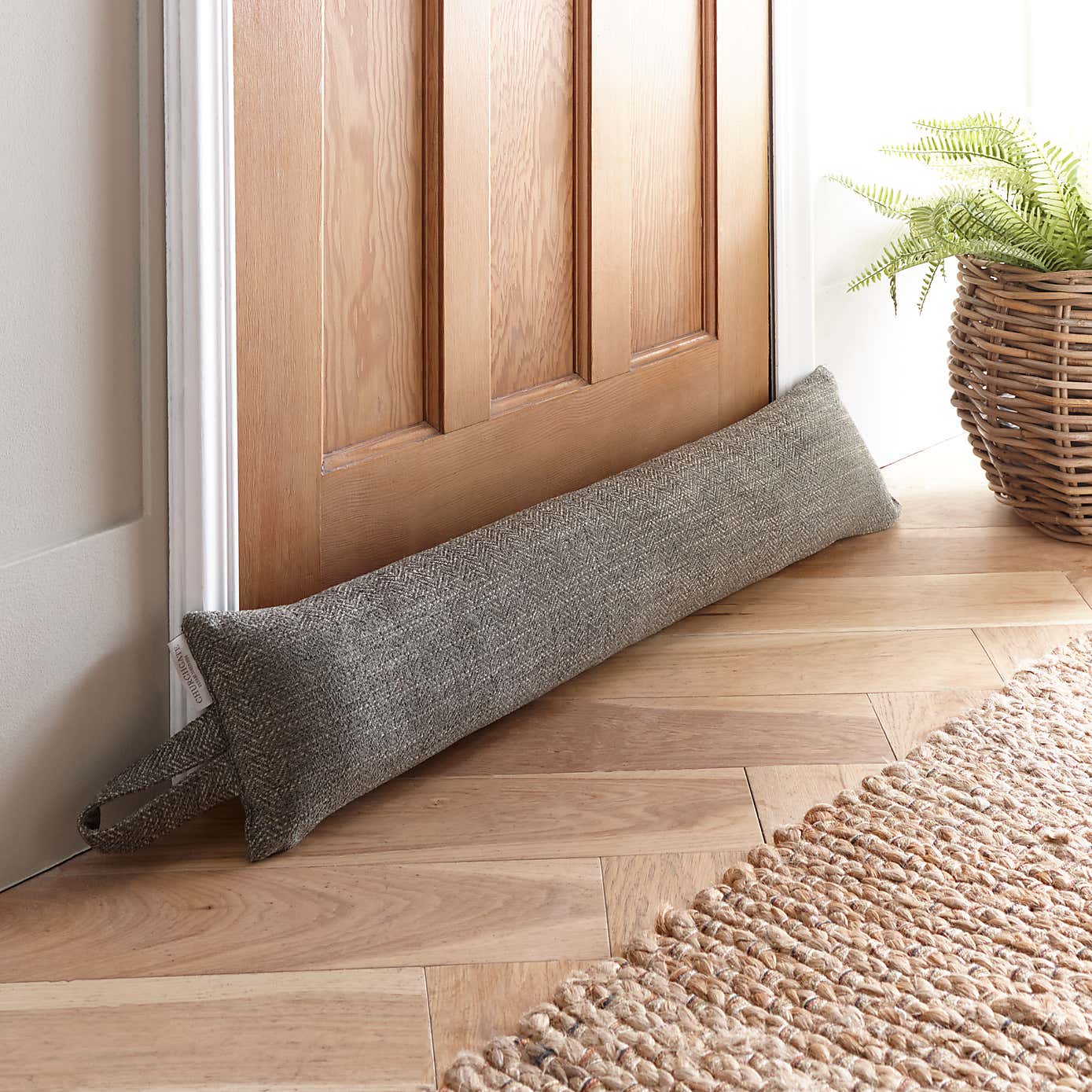 Churchgate Swithland Olive Herringbone Draught Excluder