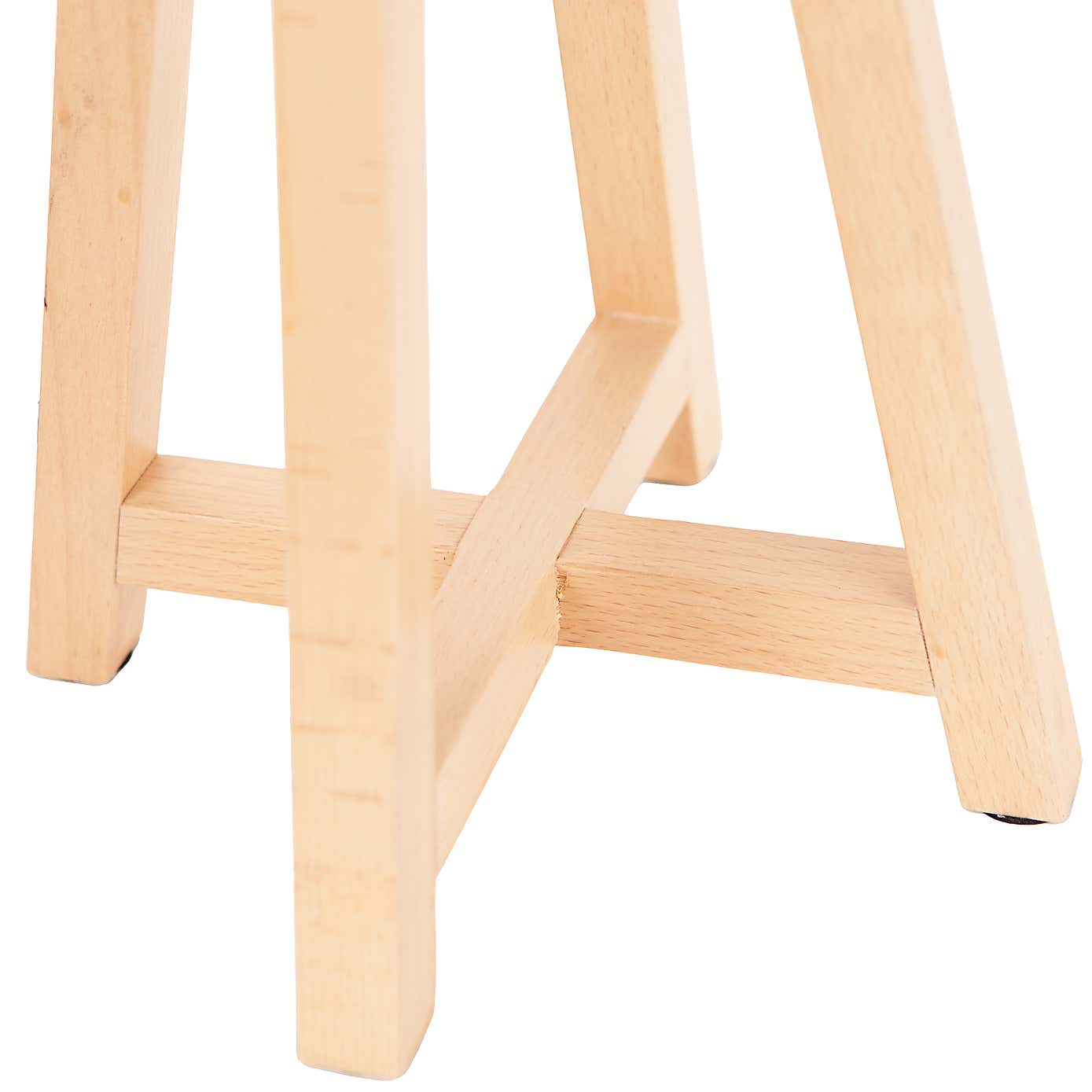 Whitby Wood Tapered 4 Post Table Lamp with 35cm Linen Drum Shade