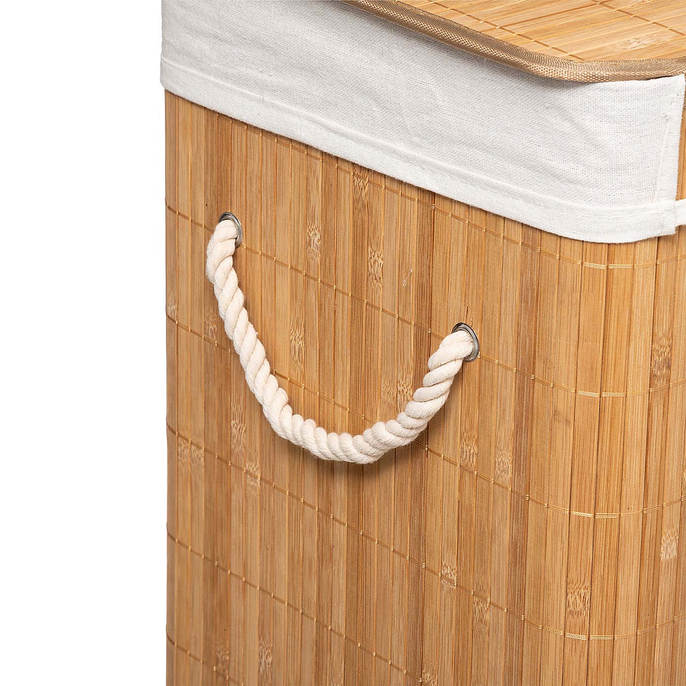 Natural Bamboo Laundry Basket