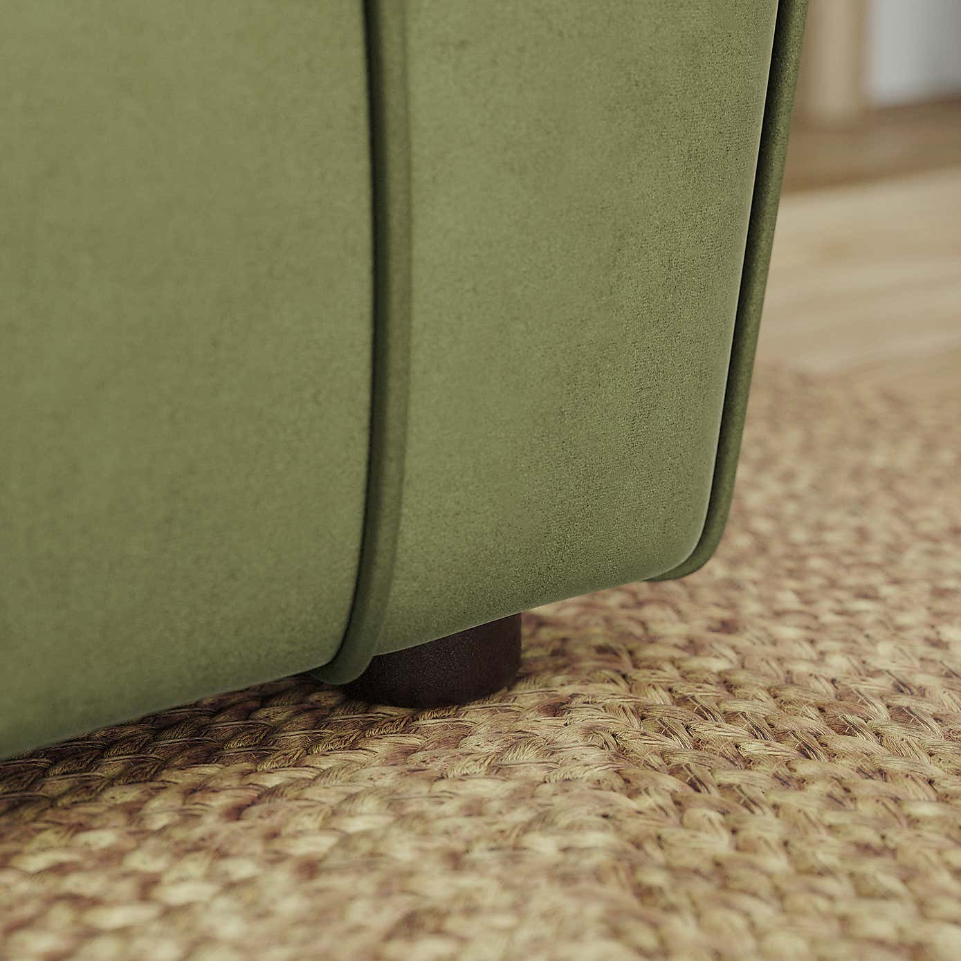 Blake Curved Arm Opulent Velvet 3 Seater Sofa