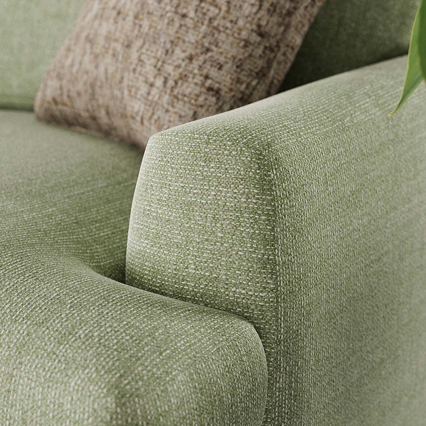 Lawson Chunky Tonal Weave Corner Chaise Sofa