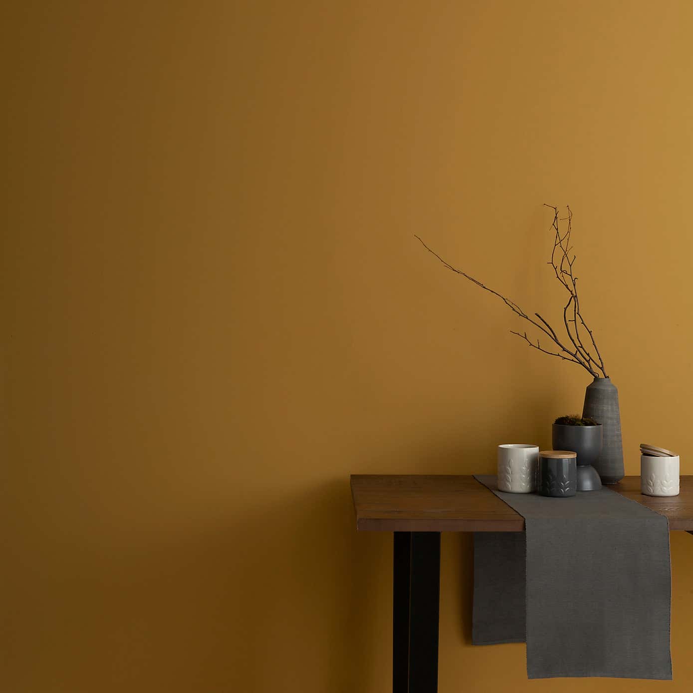 Dunelm Old Gold Matt Emulsion Paint