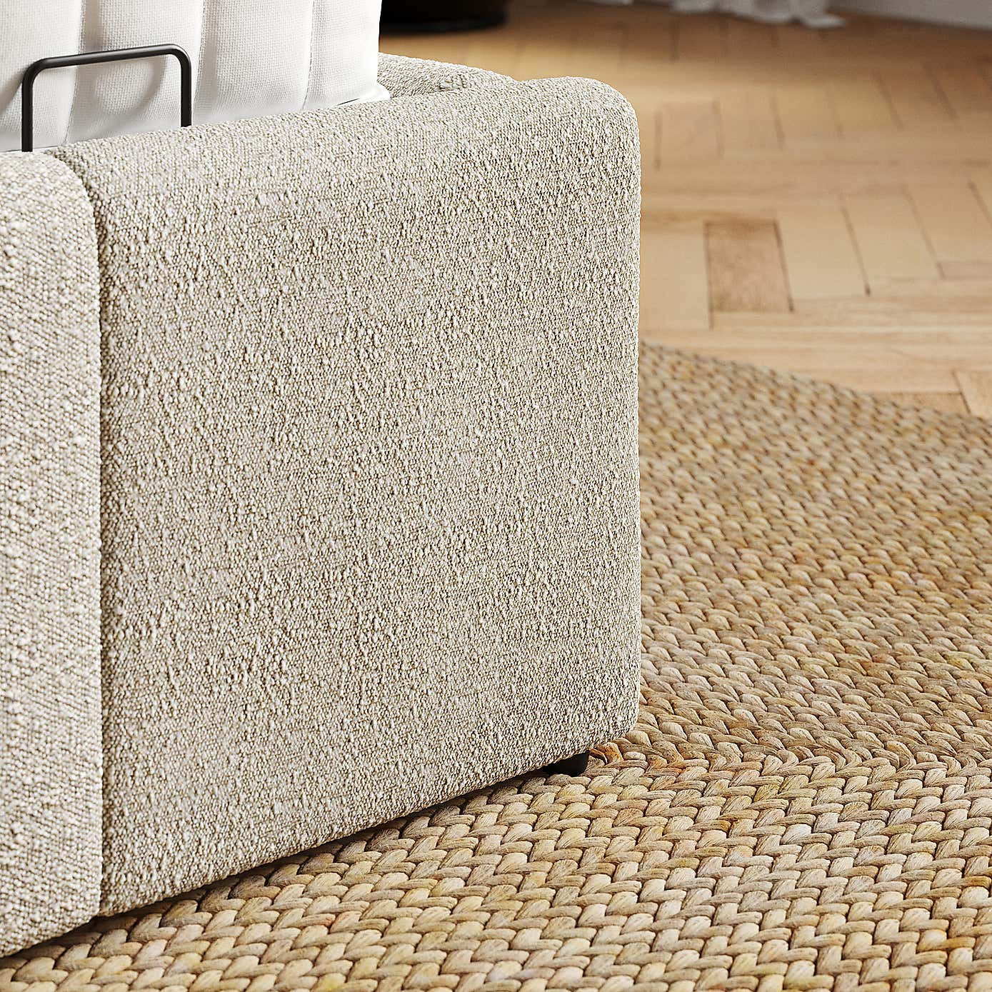 Cloud Boucle Ottoman Bed