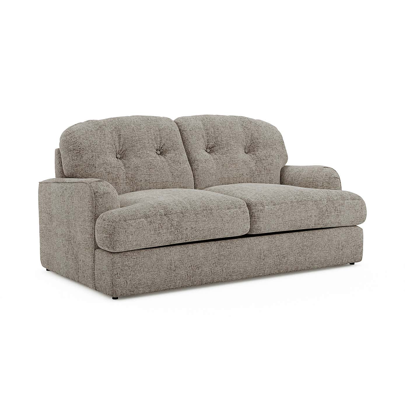 Martha Chunky Chenille 2 Seater Double Sofa Bed