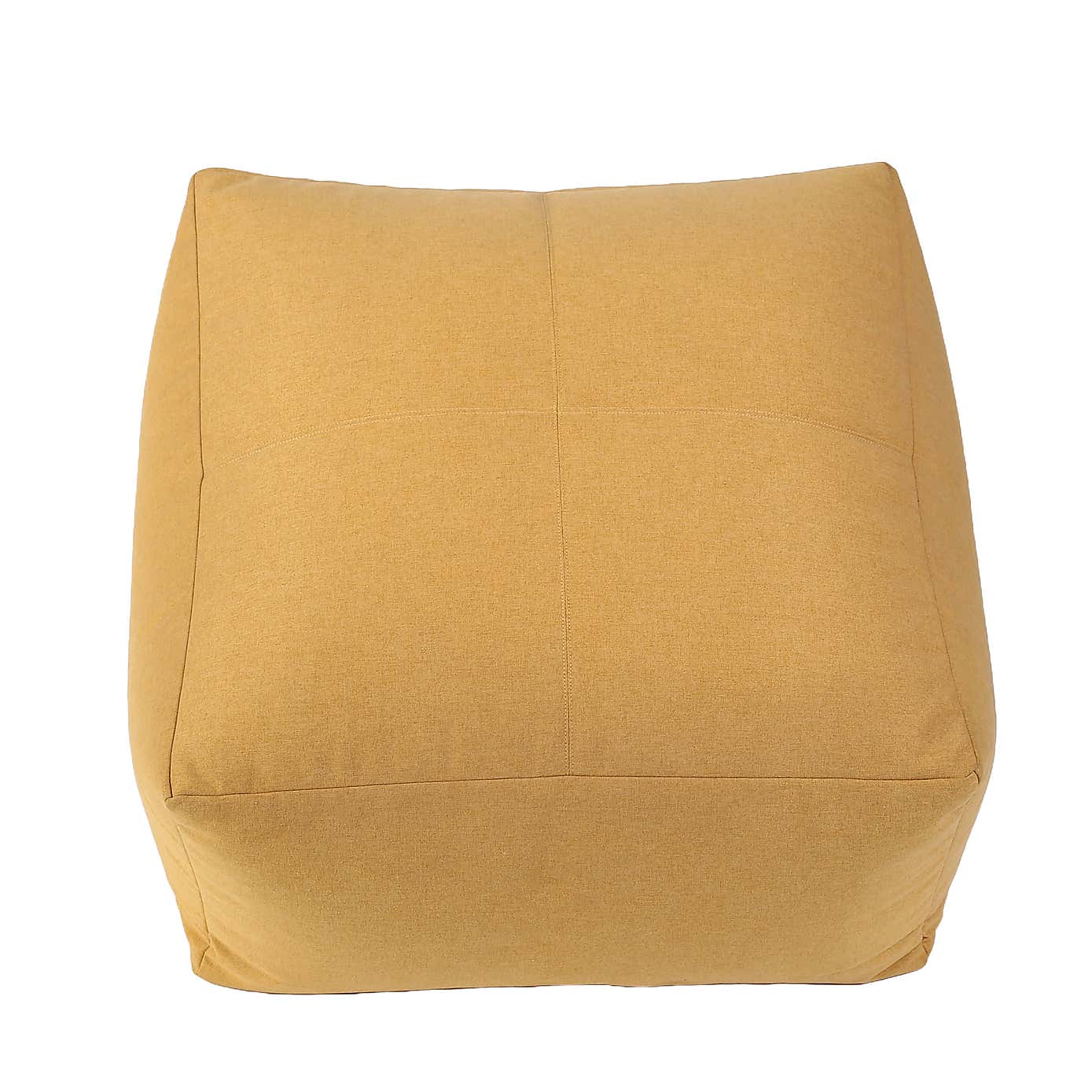 Kaikoo Luxe Brushed Fabric Square Slab Beanbag