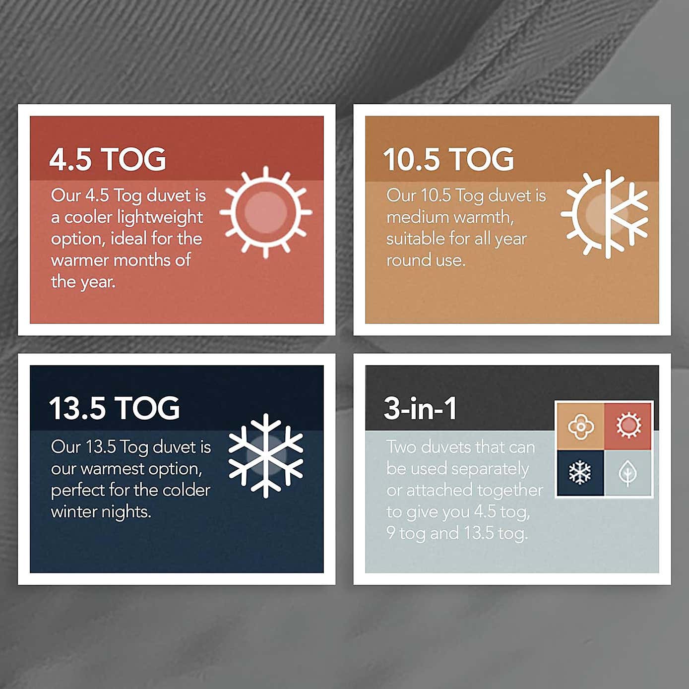 Snuggledown Luxurious Hotel 13.5 Tog Duvet and Pillow Set