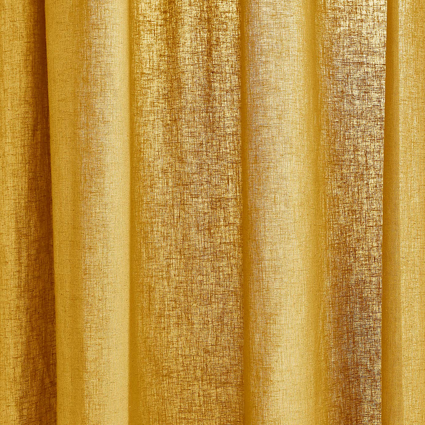 Cotton Linen Slot Top Voile Curtains