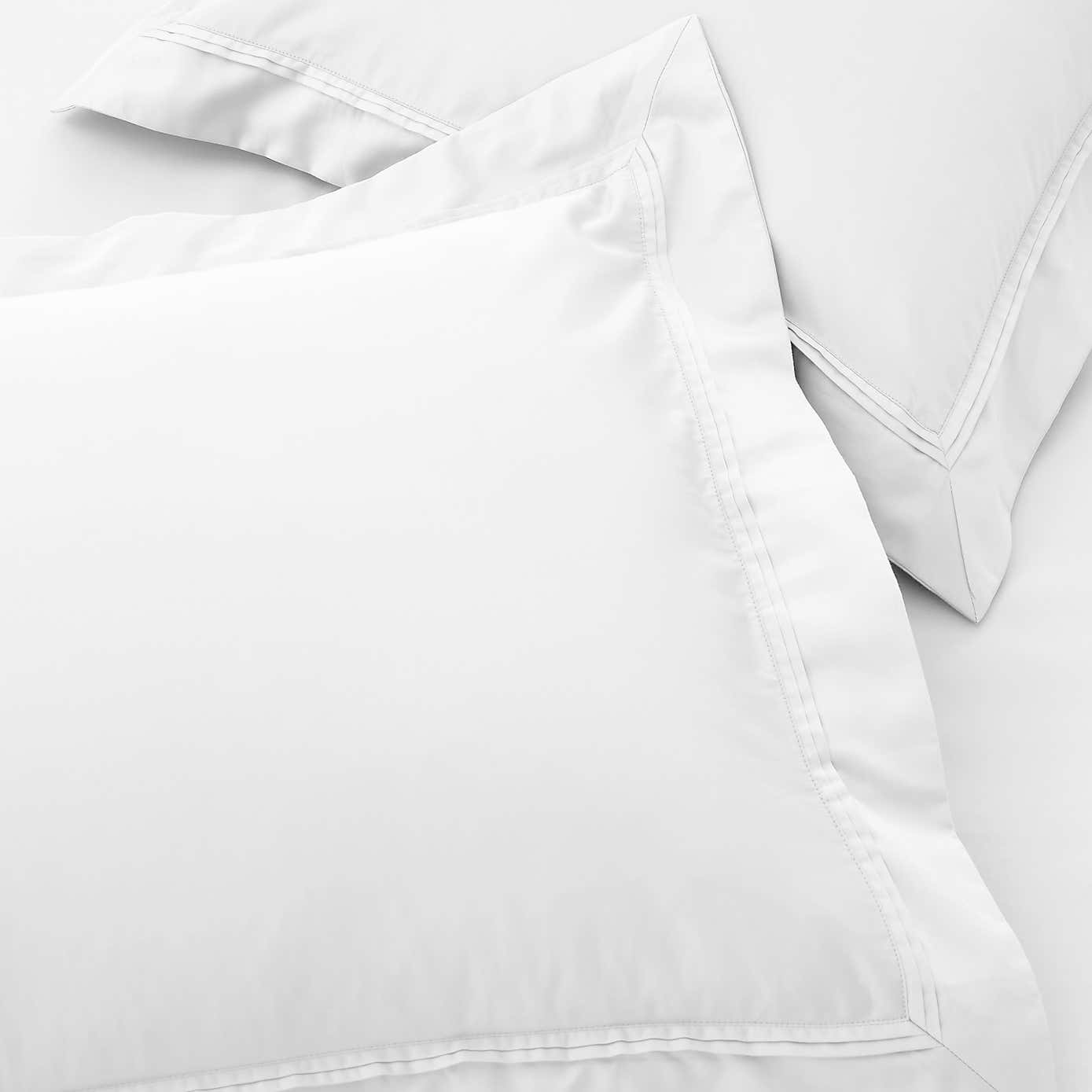 Dorma 500 Thread Count 100% Cotton Satin Plain Oxford Pillowcase