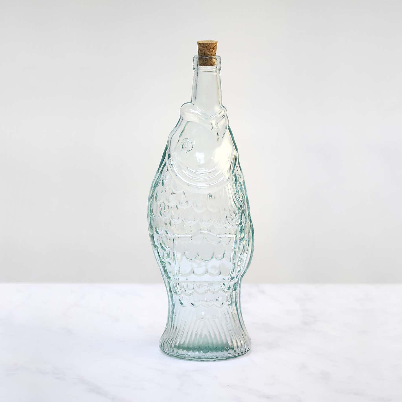 Recycled Glass Fish Carafe